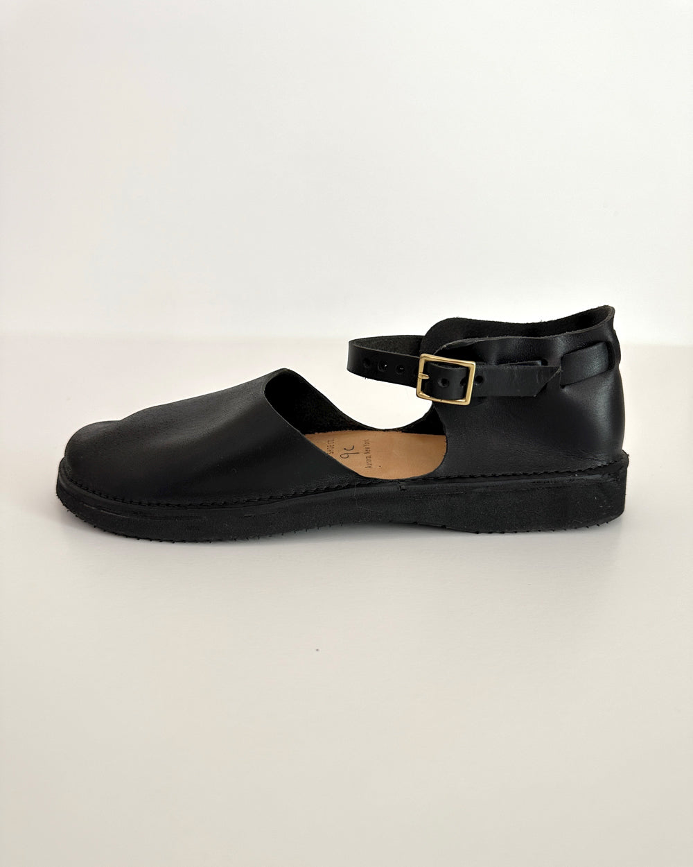 Pyne & Smith Clothiers Black Leather Mary Jane Shoes
