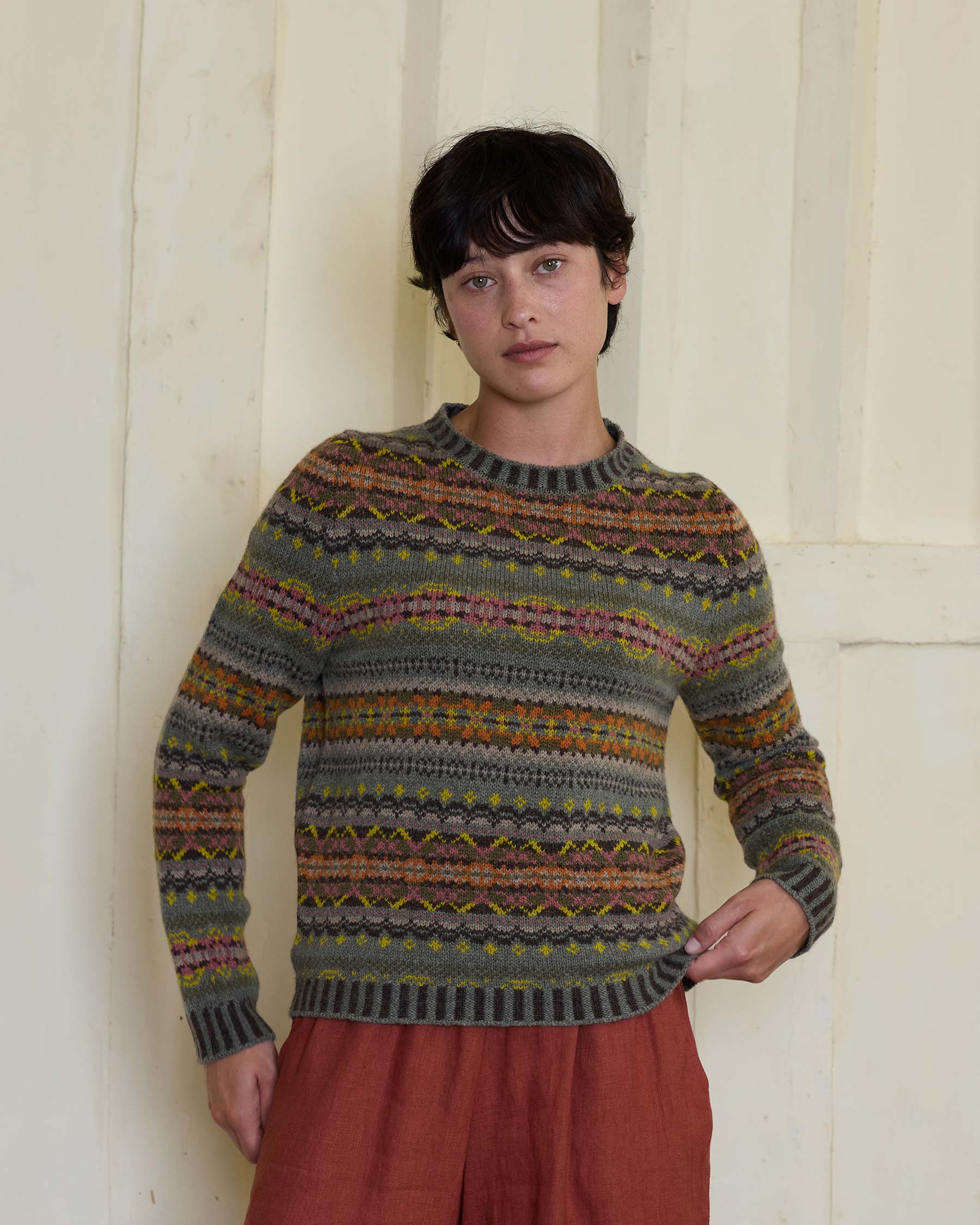 Orders Lambswool Fair Isle Sweater