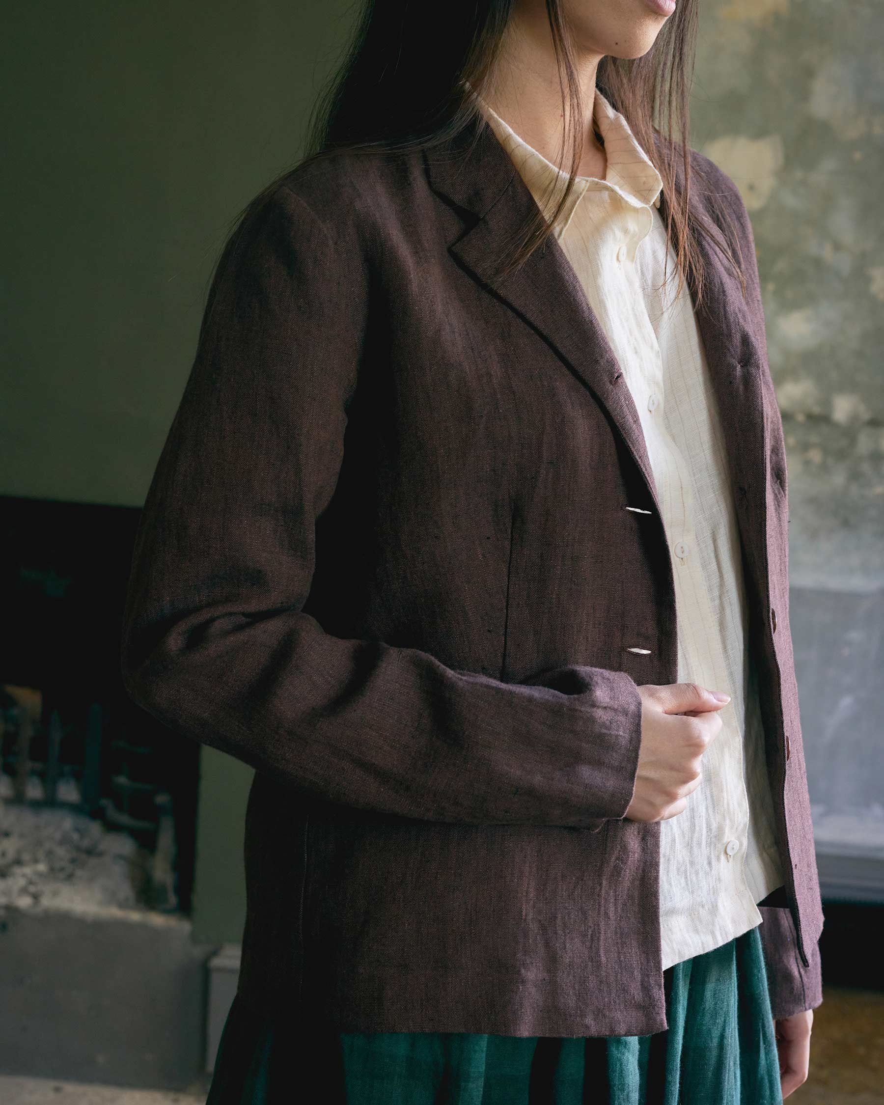 Tailored Linen Jacket No.10 in Worcestershire