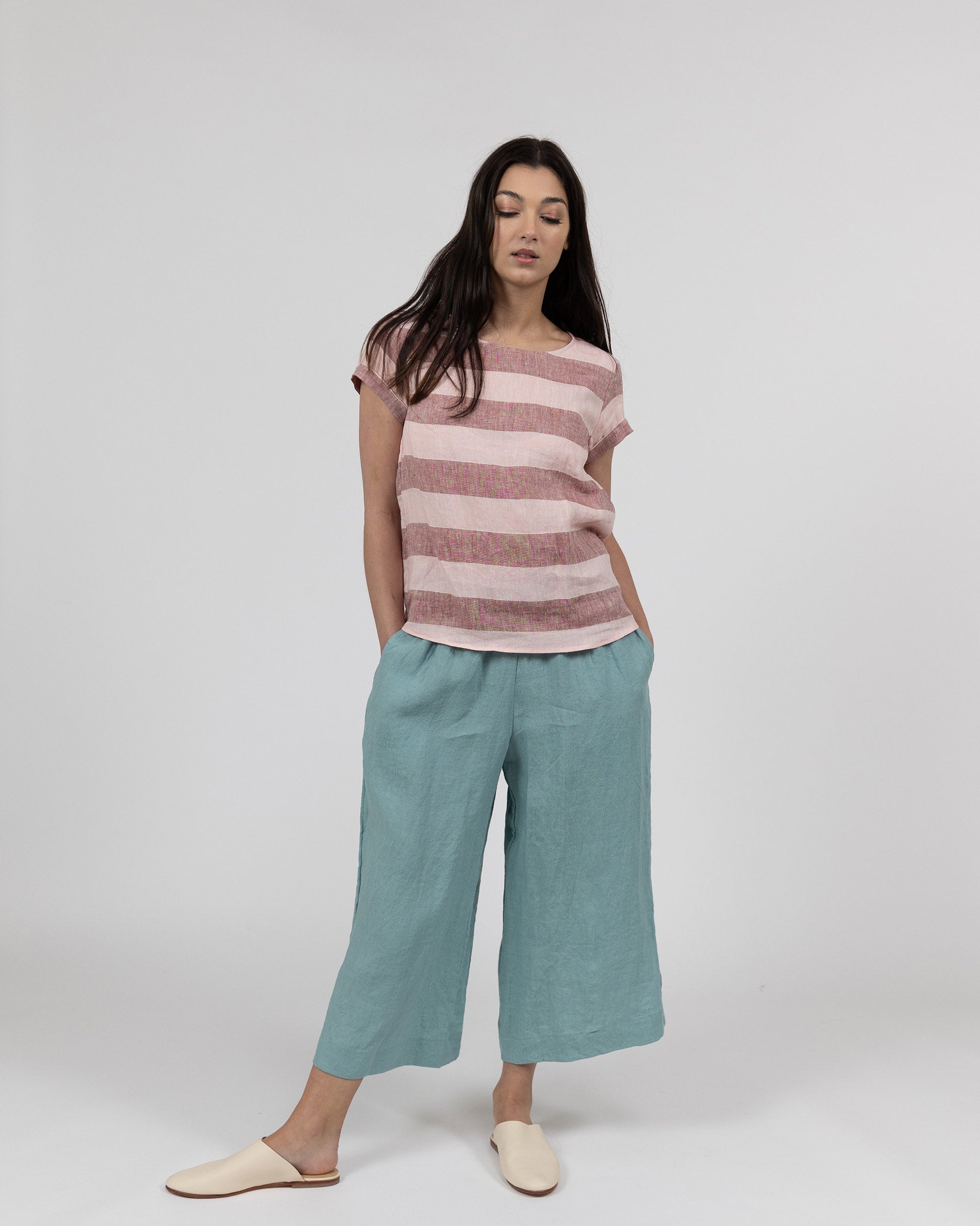 High-Waisted Linen Pants for Women – Old Linen Mill