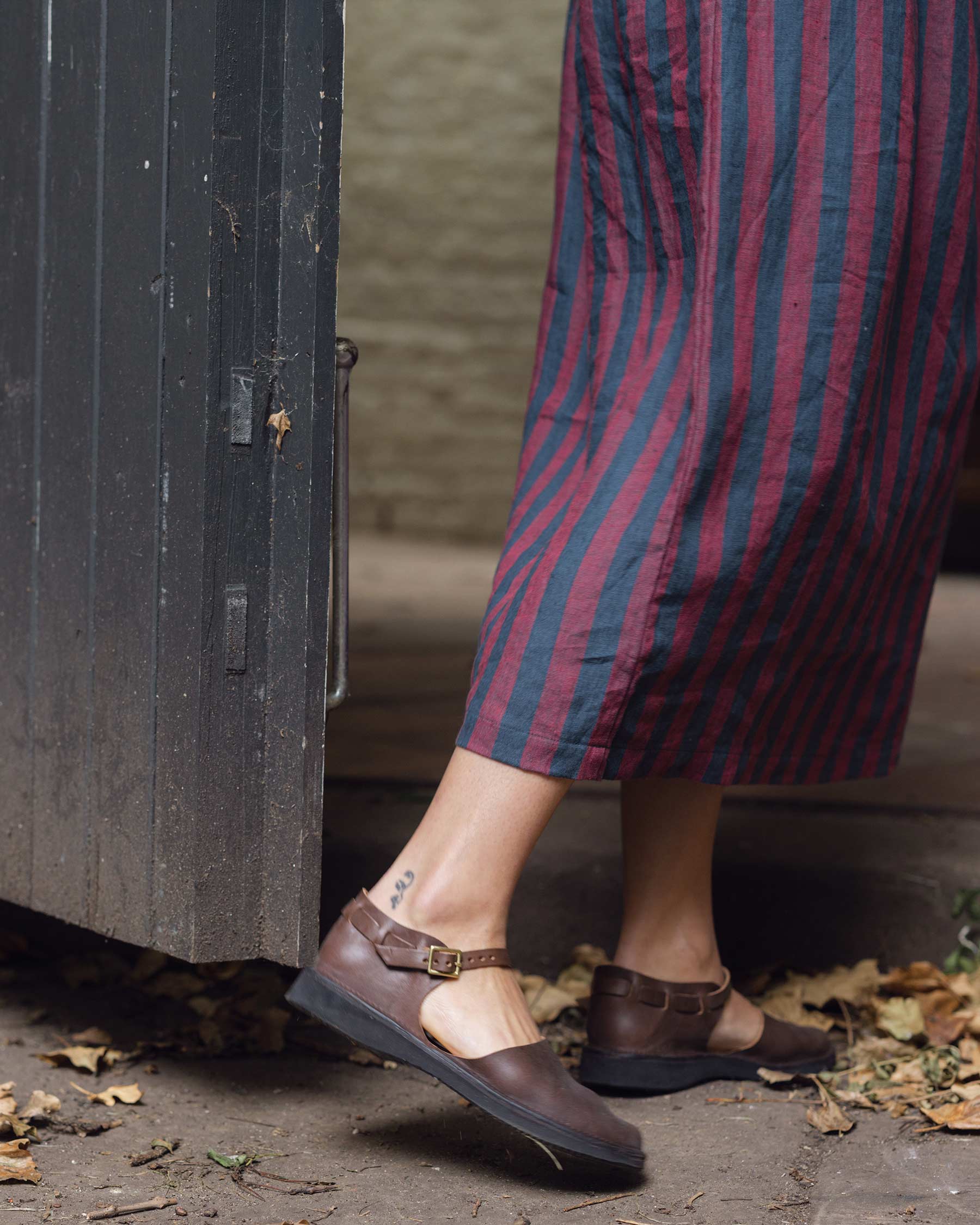 Brown Leather Mary Jane Shoes | Pyne & Smith