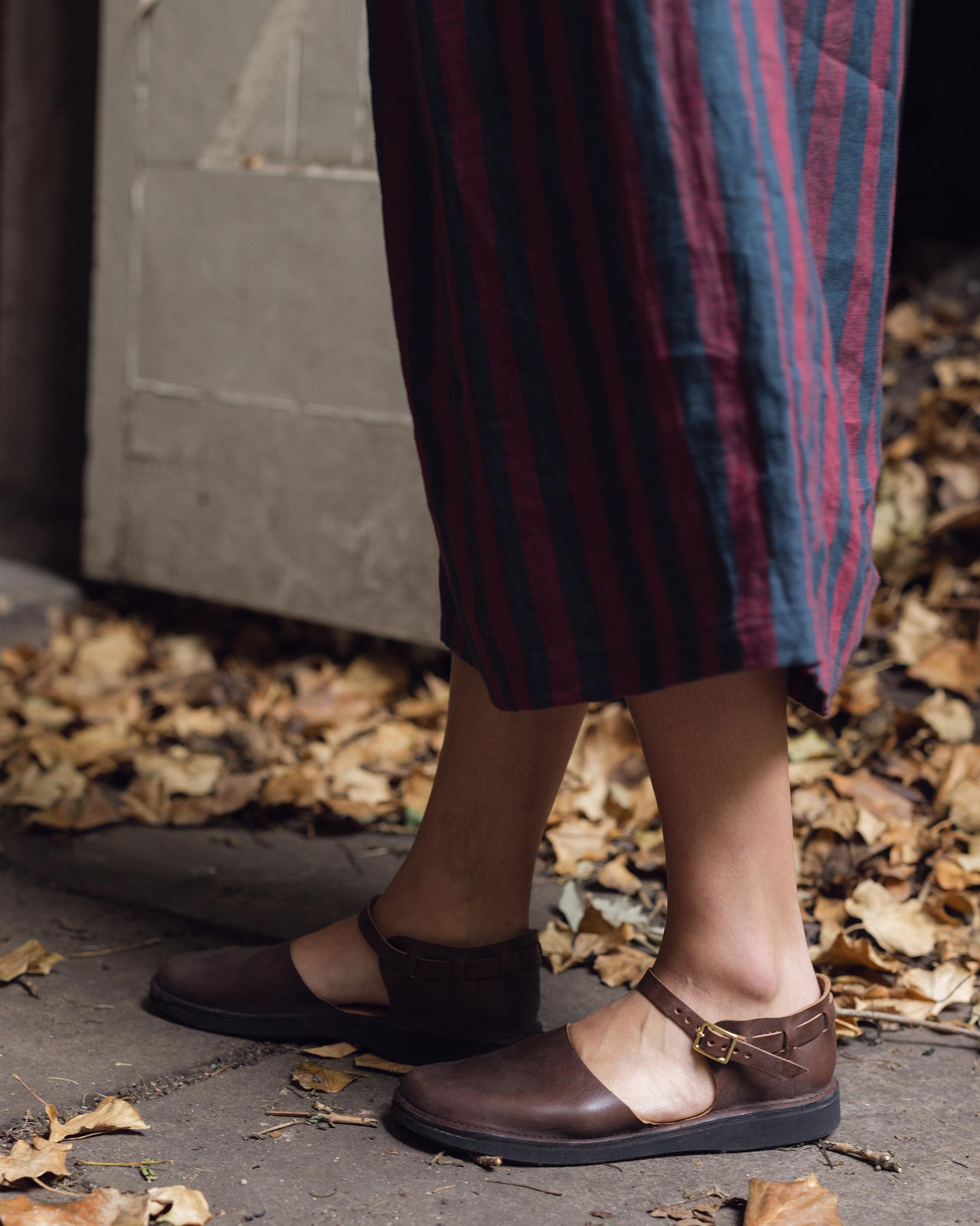 Brown Leather Mary Jane Shoes | Pyne & Smith