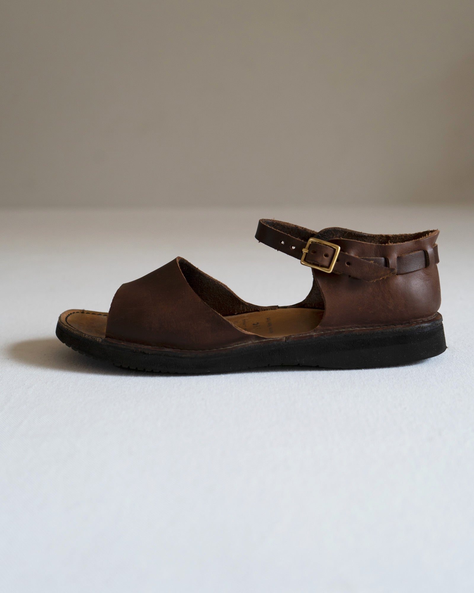 Buy CATWALK Brown Leather Buckle Womens Casual Sandals | Shoppers Stop