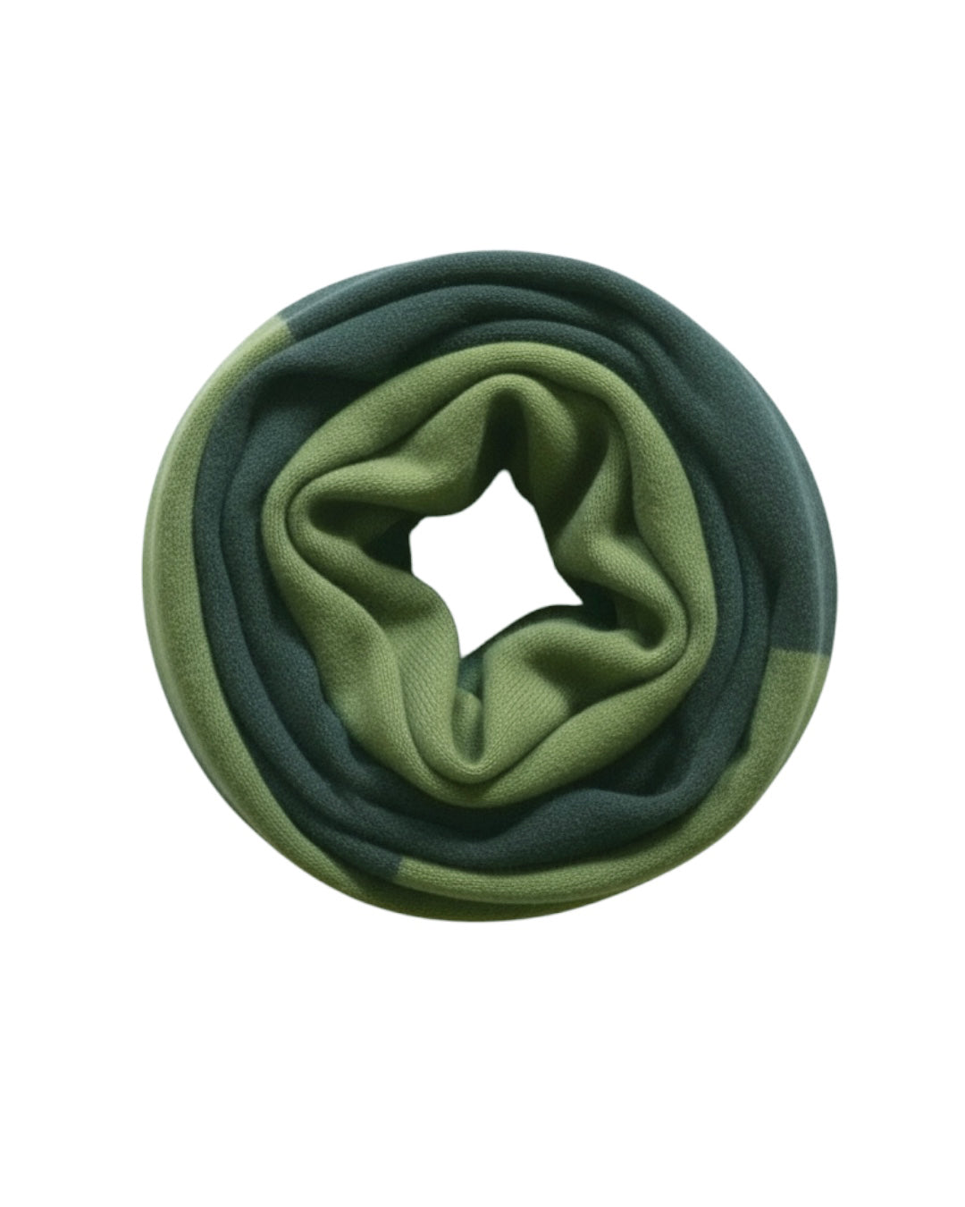 Green Color Block Blanket Scarf