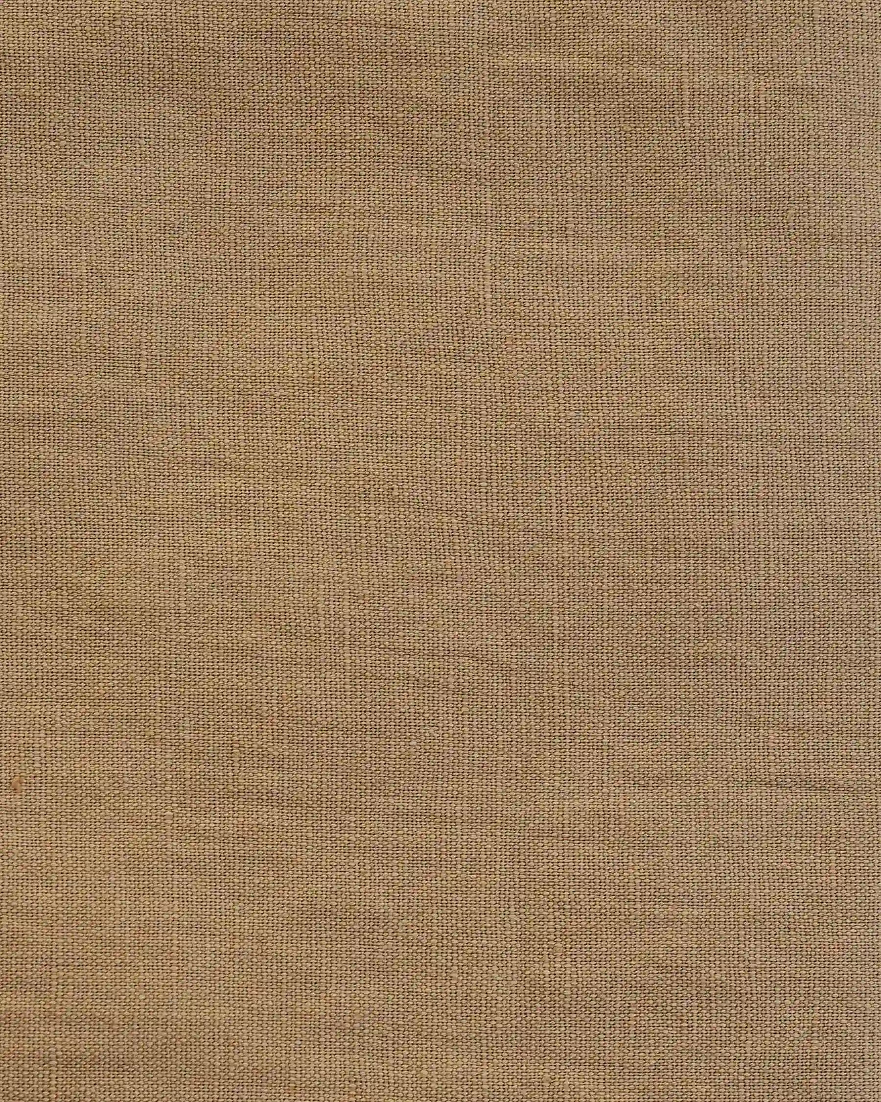 Close-up view of the woven cotton linen canvas texture in classic tan, as seen on Pyne and Smith Clothiers' Coat No.11 in Lark Tan.