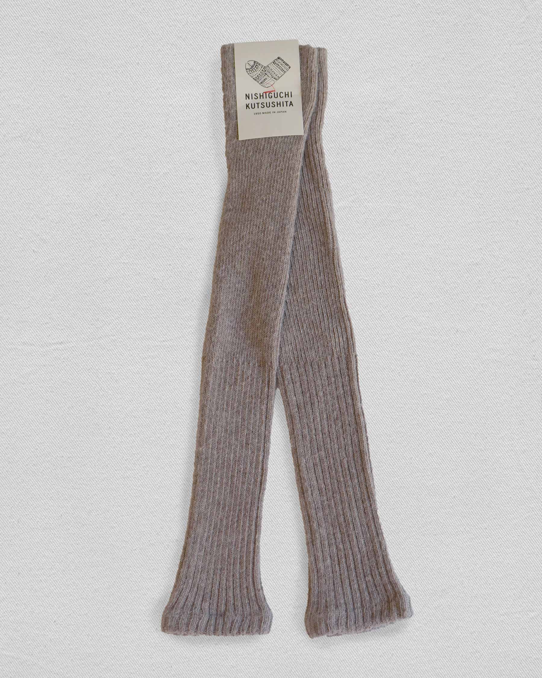 Alpaca Leg and Arm Warmers in Beige