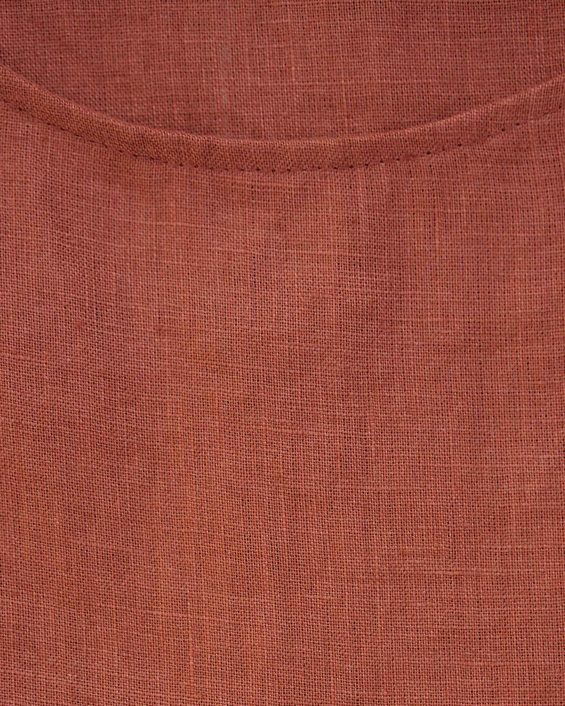 Blouse No.12 Everyday Linen Shirt in Picante