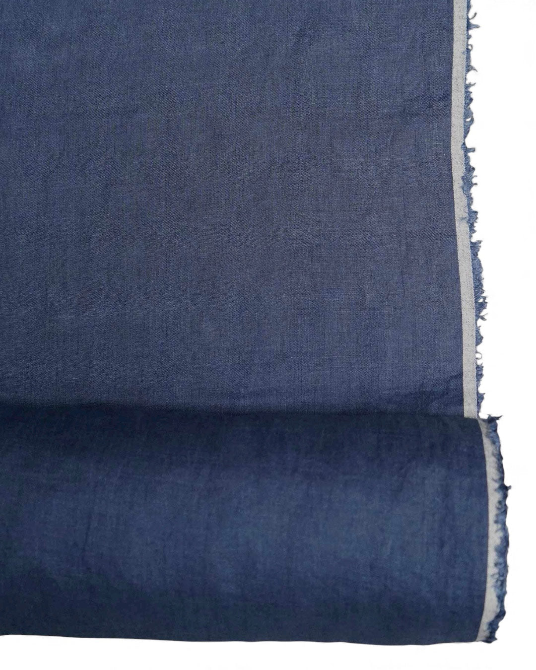 Dark Navy Blue Linen