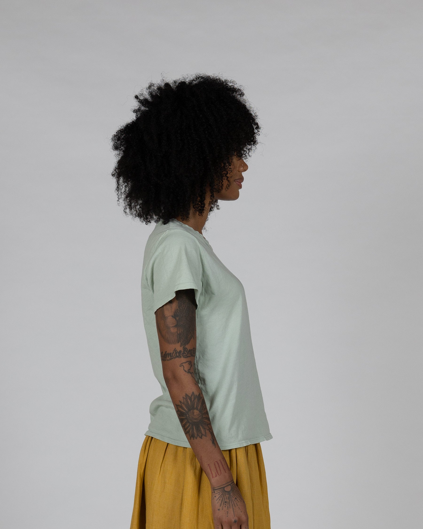 Organic Cotton T-shirt in Mint | Pyne & Smith