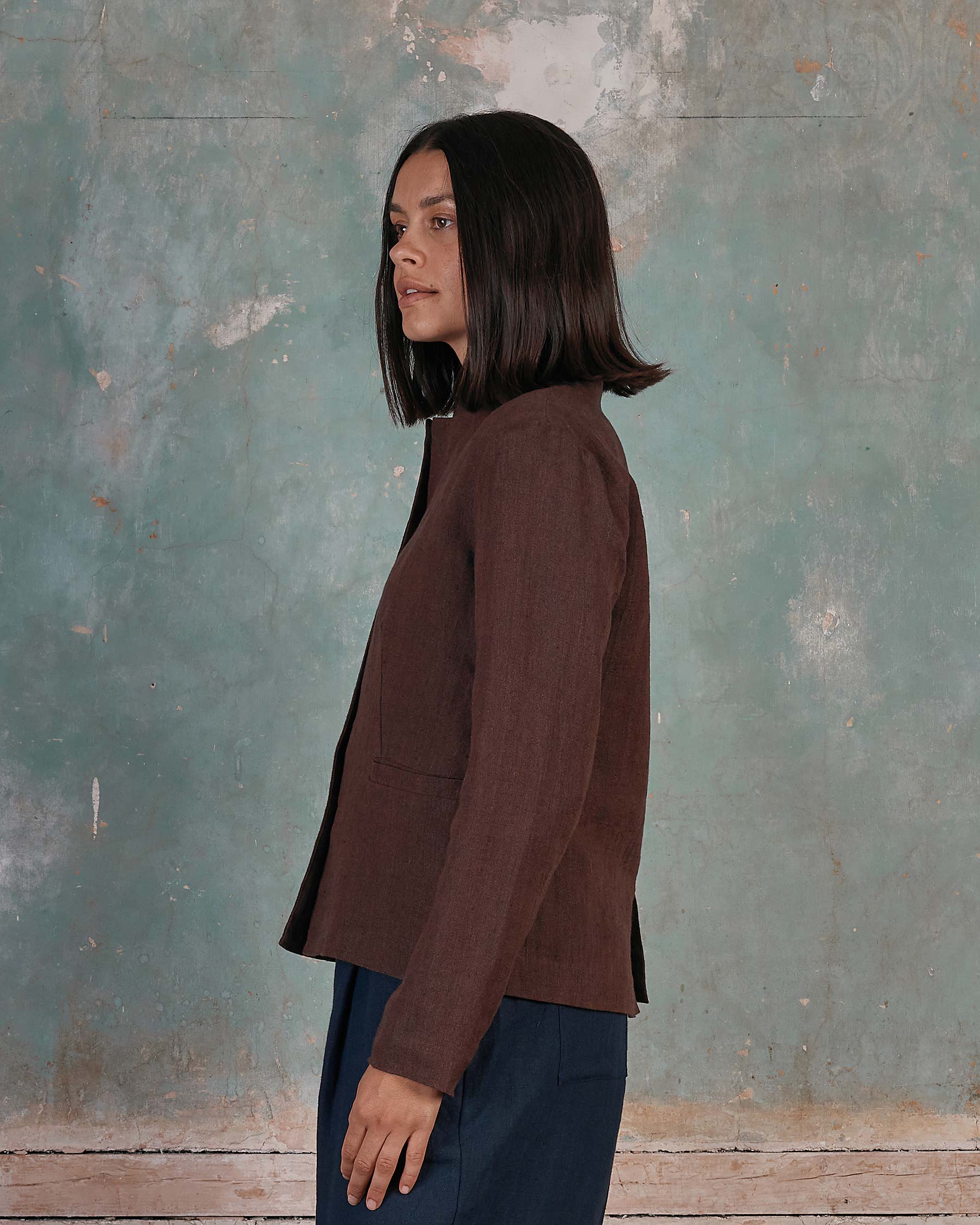 Tailored Linen Jacket No.10 in Worcestershire