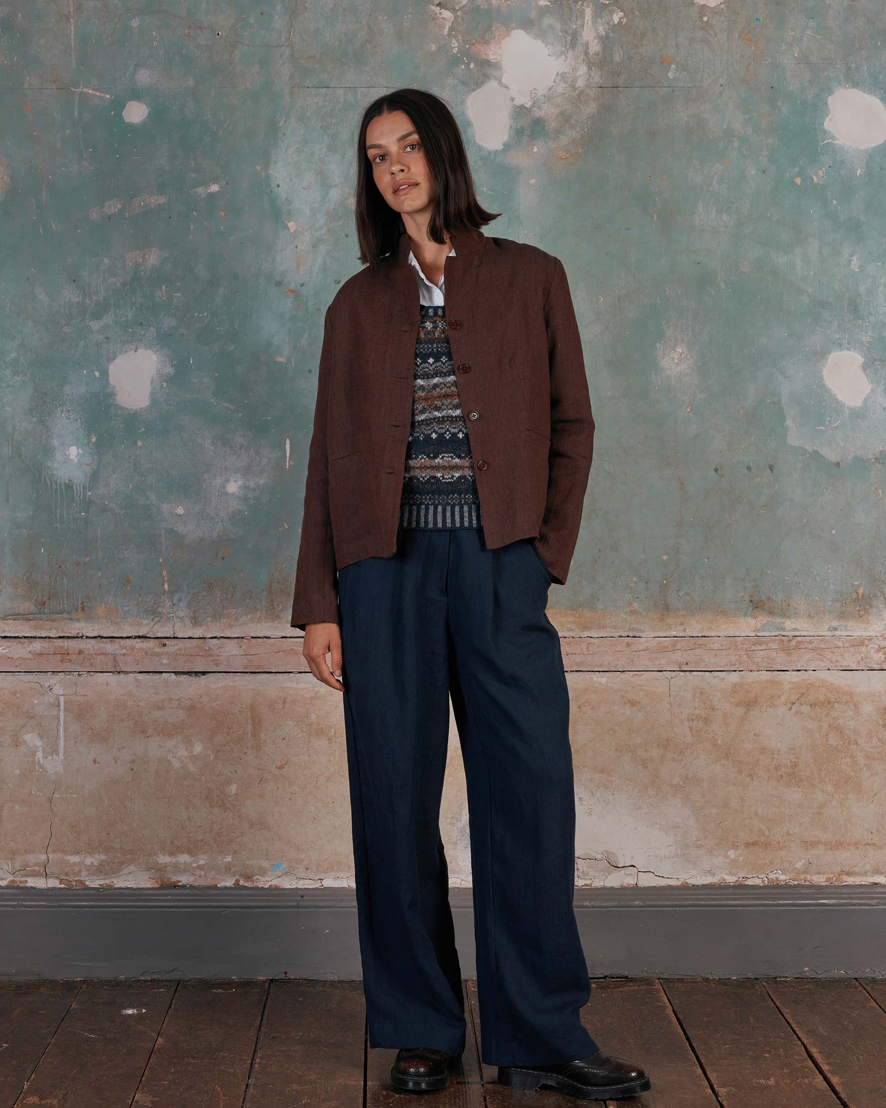 Tailored Linen Jacket No.10 in Worcestershire